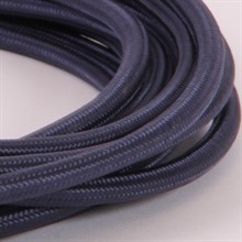 Navy blue textile cable